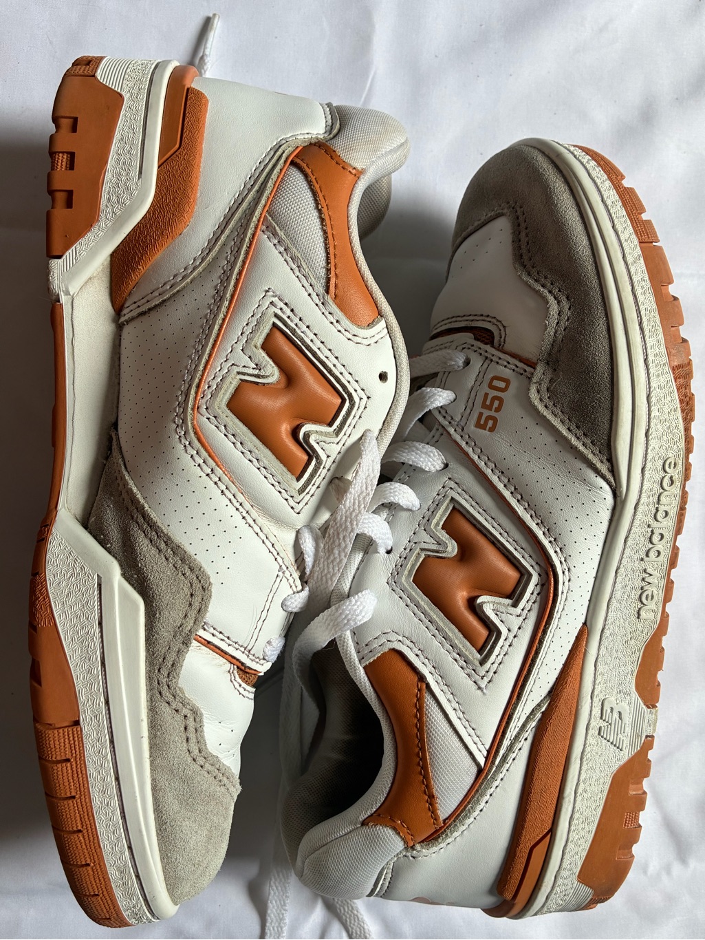 New Balance 550 Sneakers - Burnt Orange - Men's 7.5 Women's 9